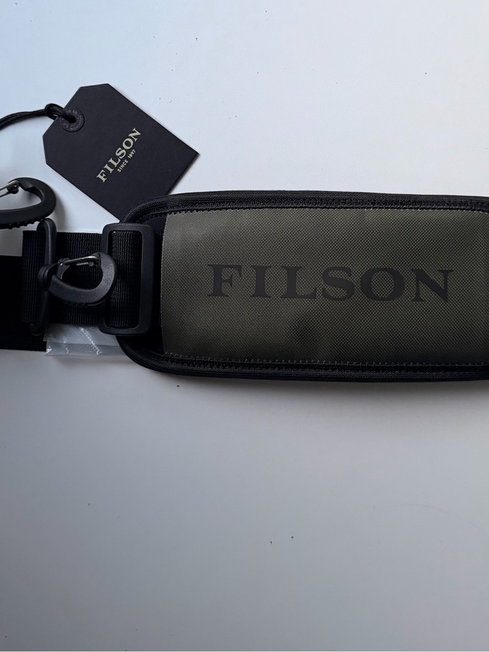 Filson Dry Bag Webbing Straps Olive Green / Black Men’s